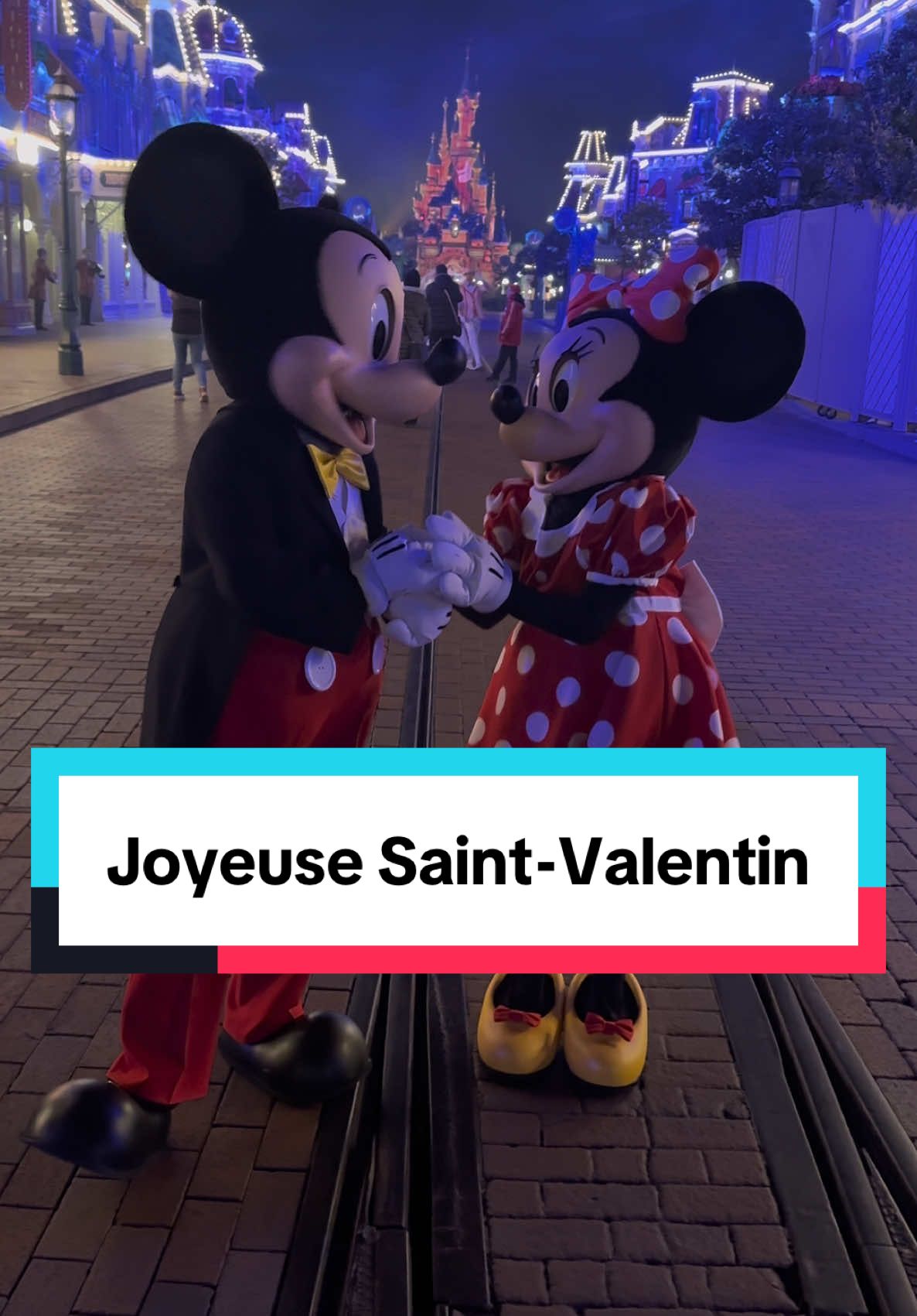 Une merveilleuse Saint-Valentin, avec le couple, le plus emblématique et magique💘 #disneylanparis 