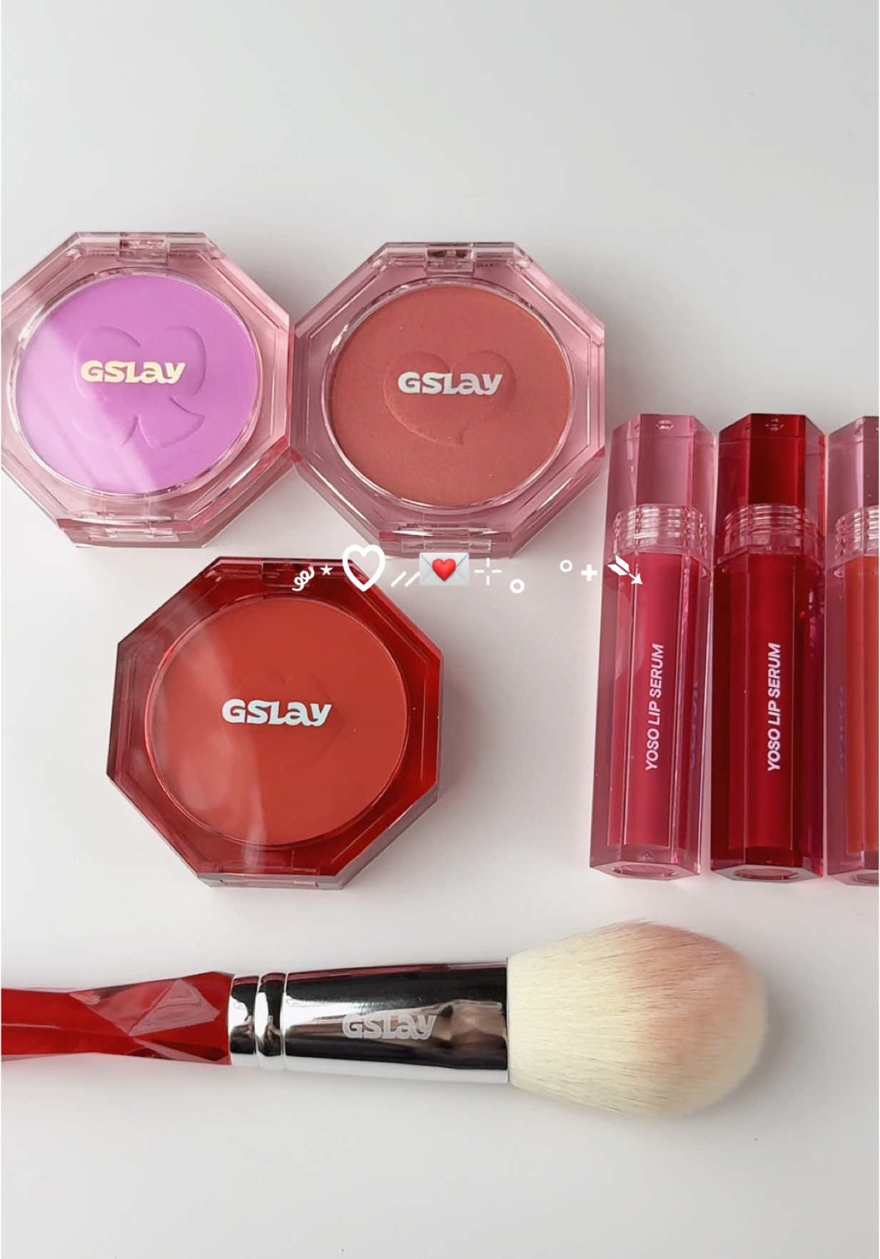 Clean makeup with Gslay ❤️  #ValentinesDay  #gslay #foryou #foryourpage #kbeauty #fyp 