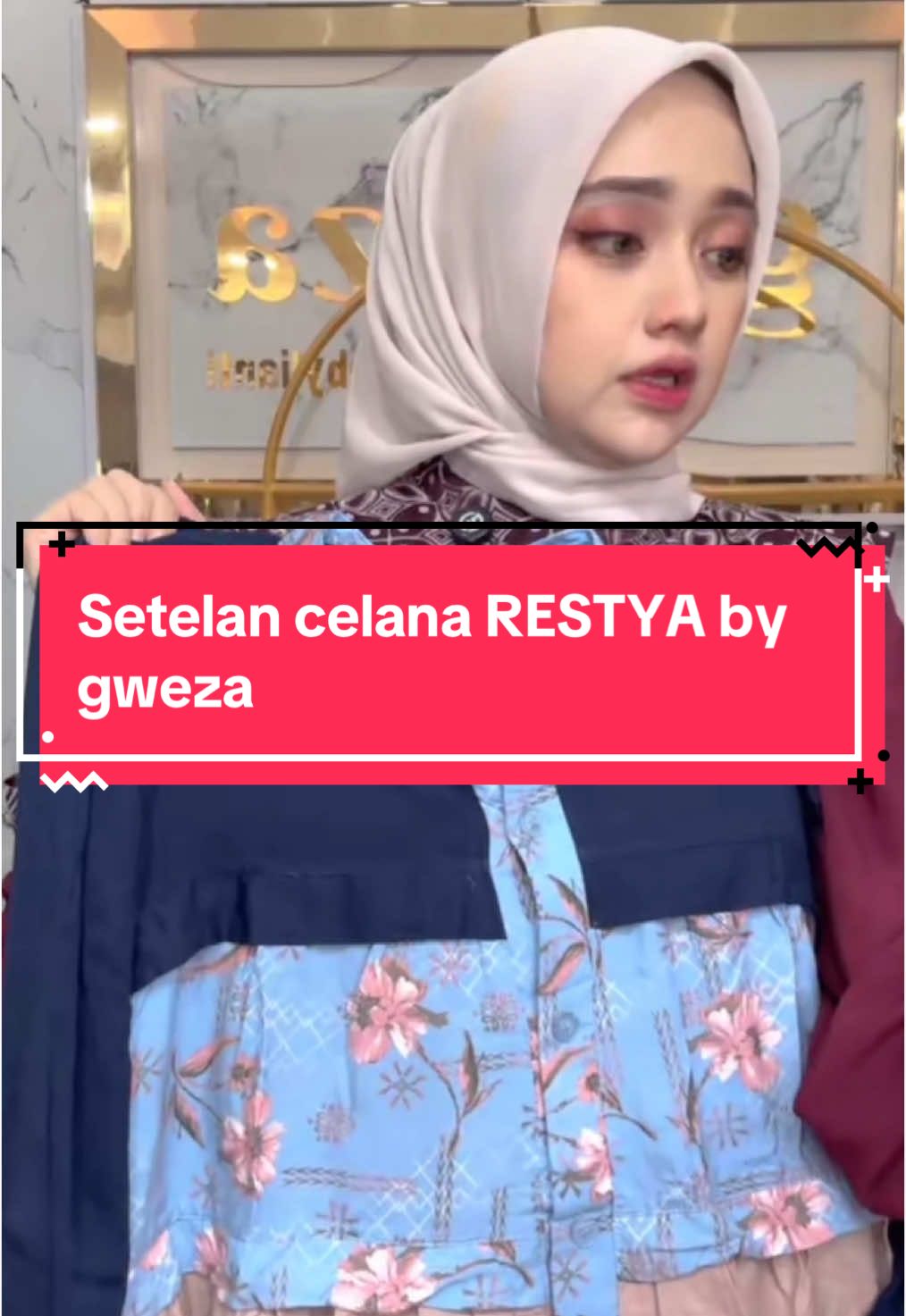 Setelan celana RESTYA by gweza#gwenza #dress #gamis #cantikbanget #fypシ #fyppppppppppppppppppppppp 