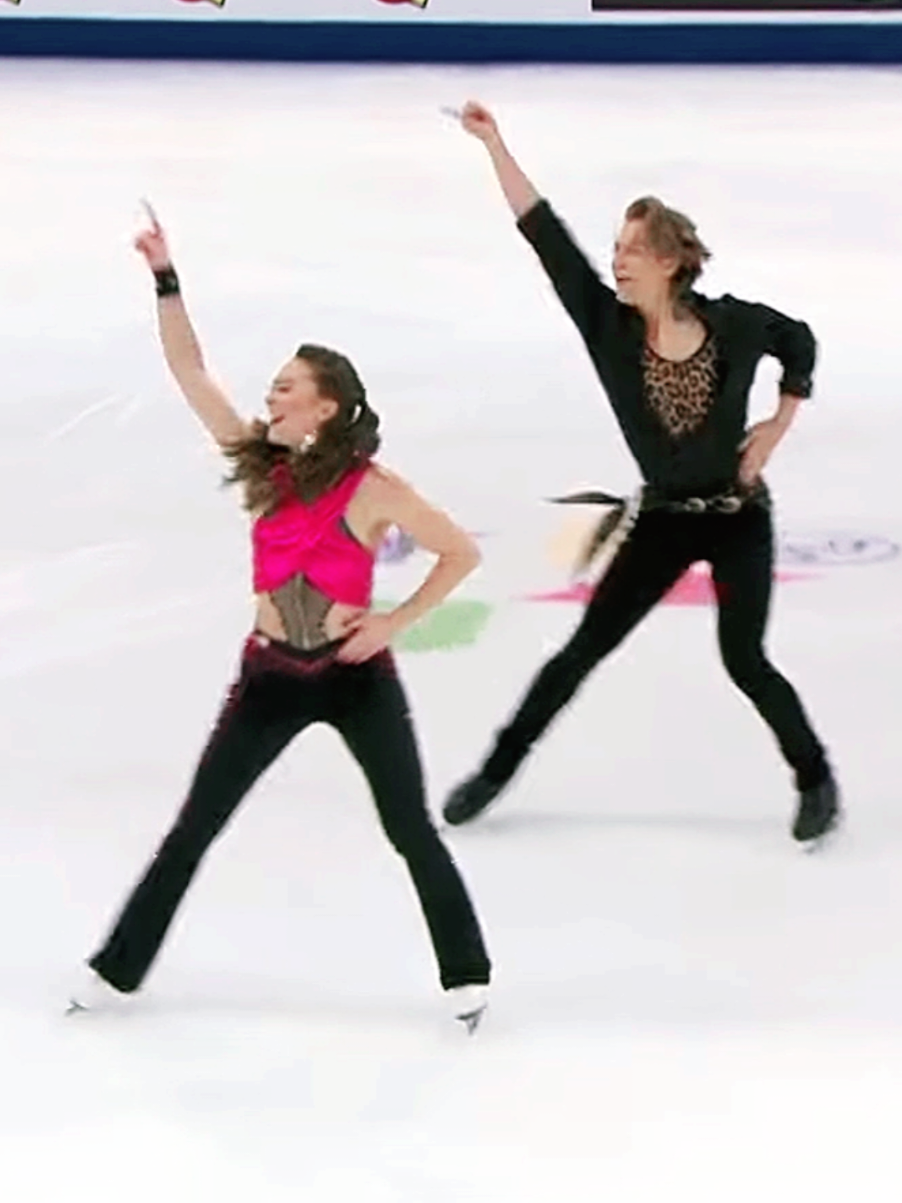 ALLISON REED and SAULIUS AMBRULEVICIUS - LITHUANIA - 6th place - ⛸️🩶⛸️ - European Championships' TALLIN 2025 - Rhythm Dance.  #Eurofigure2025 #isufigureskating #figureskating #IceSkating #icedance #danceonice #beautifuldanceonice 