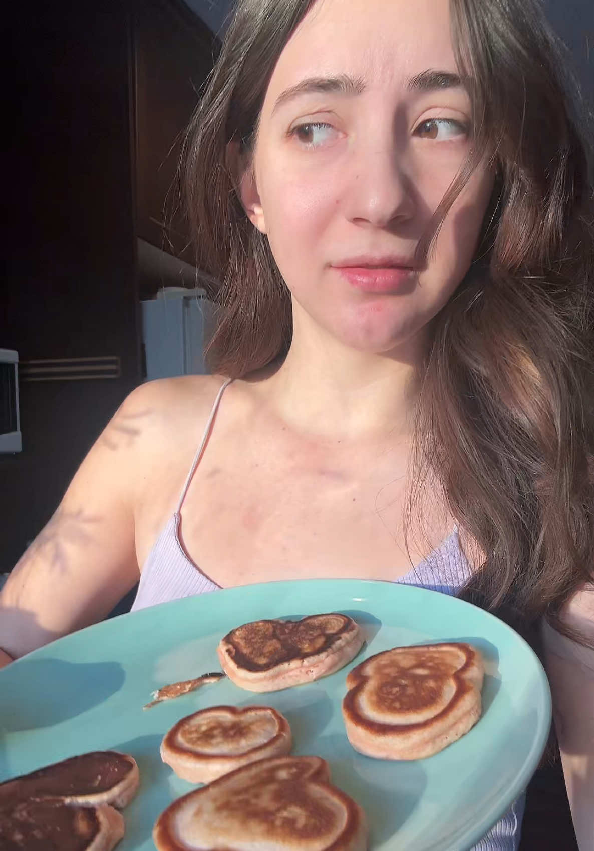 Fail?  #ValentinesDay #valentinepancakes #fail #funmom #funmomfail #tryingmybest #momtok #mommoments 