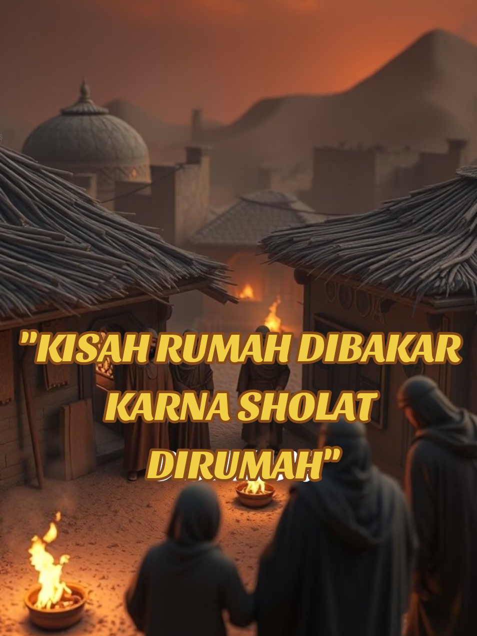 Rumah Dibakar karna sholat dirumah. #kisahnabi #islamreminders #ceritaislami #allah #tiktokviral 