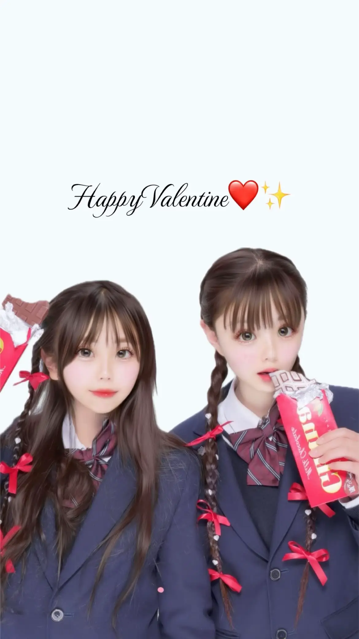 HappyValentine〜🍫✨️ #バレンタインプリ #かわいい #制服 #ちょこ #ばずれ 