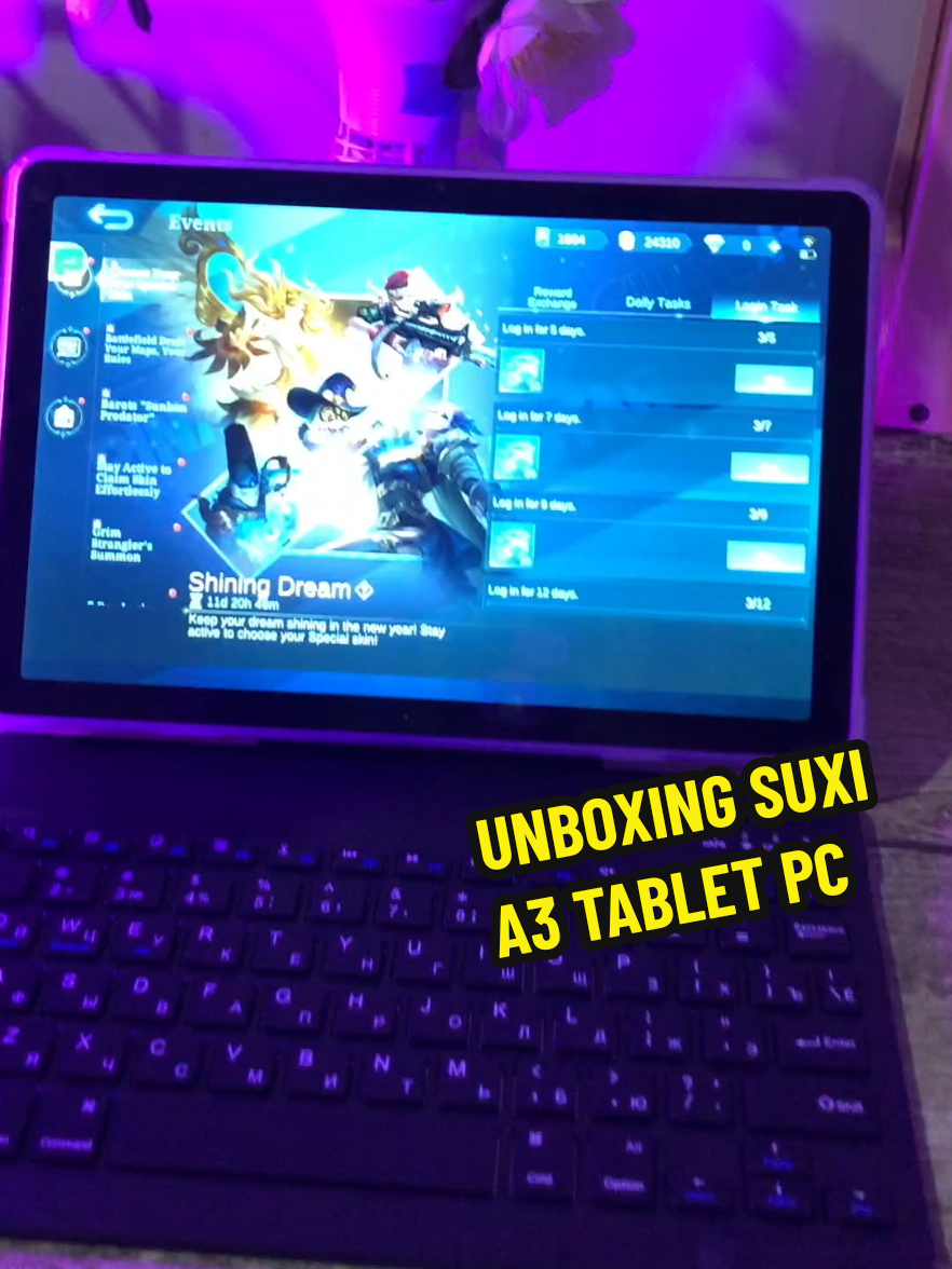 super worth it tong SUXI Poker A3 Tablet PC di talaga sya nag log ginamit ko Muna Ng 1 week bago mag upload para ma try Muna! sulit na sulit!🙏☝️ #suxitablet #unboxing #tabletpc #suxia3tablet #tablet 