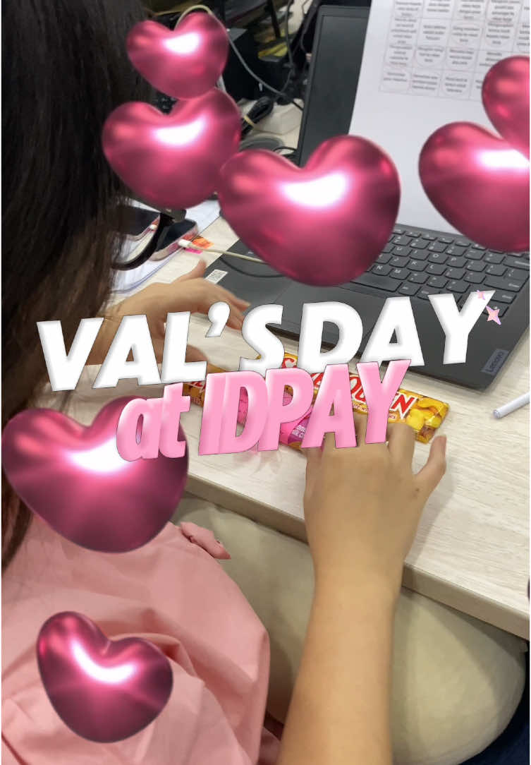 Happy Val’s day💕 Berbagi cinta dan kebahagiaan bersama tim idpay. Semoga hari ini membawa kesenangan dan keharmonisan untuk kita semua!!! Kalo kamu udah dapet cokelat belum??? #idpay #lifeatidpay #corporatelife #officelife #ValentinesDay #valentine2025 #idpayasiajaya #fyp 