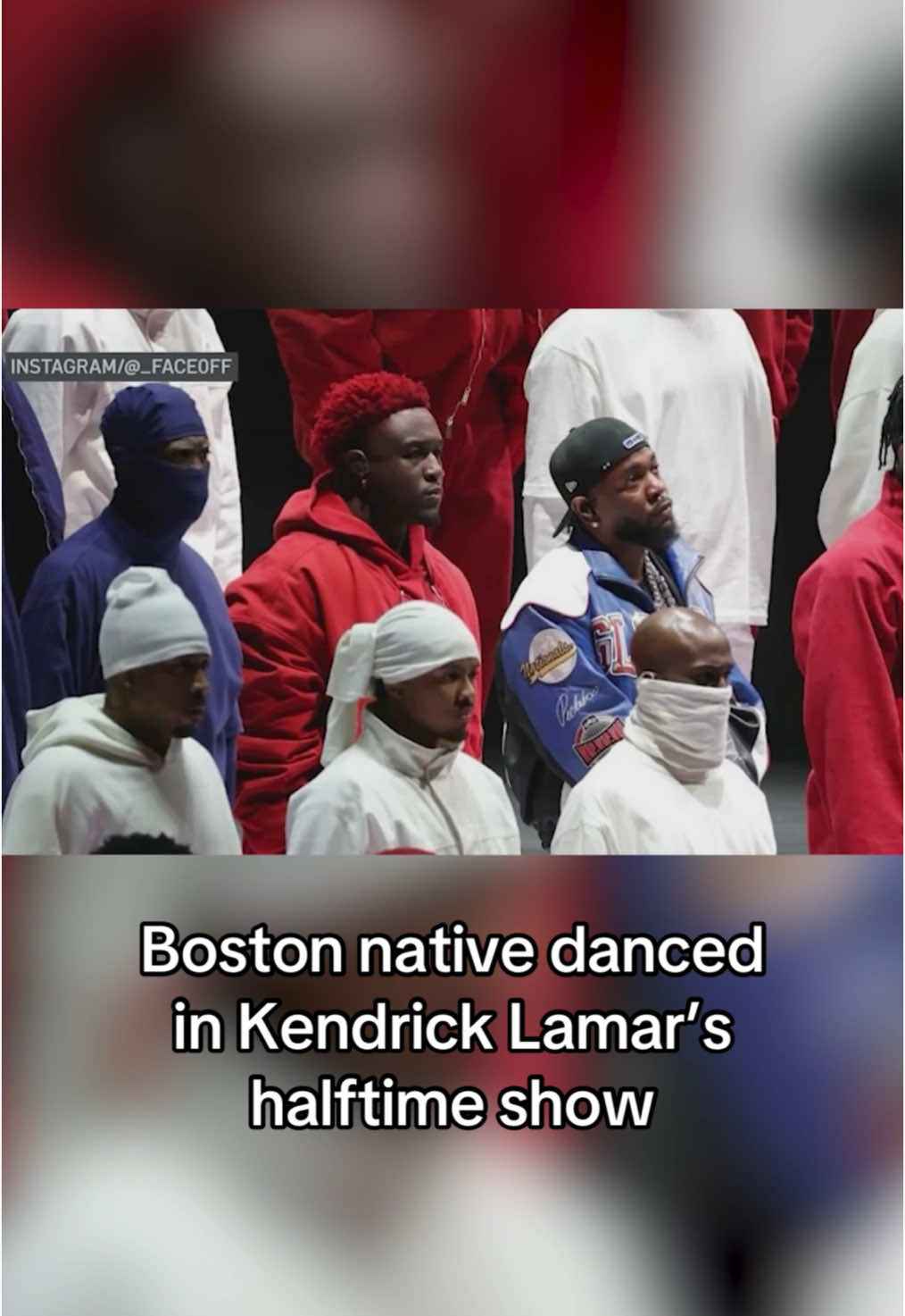 Dorchester native @FaceOff performed on the national stage in Kendrick Lamar’s halftime show. #nbc10boston #boston #massachusetts #dorchester #kendricklamar #halftimeshow #dance #dancer #news #video #fyp 