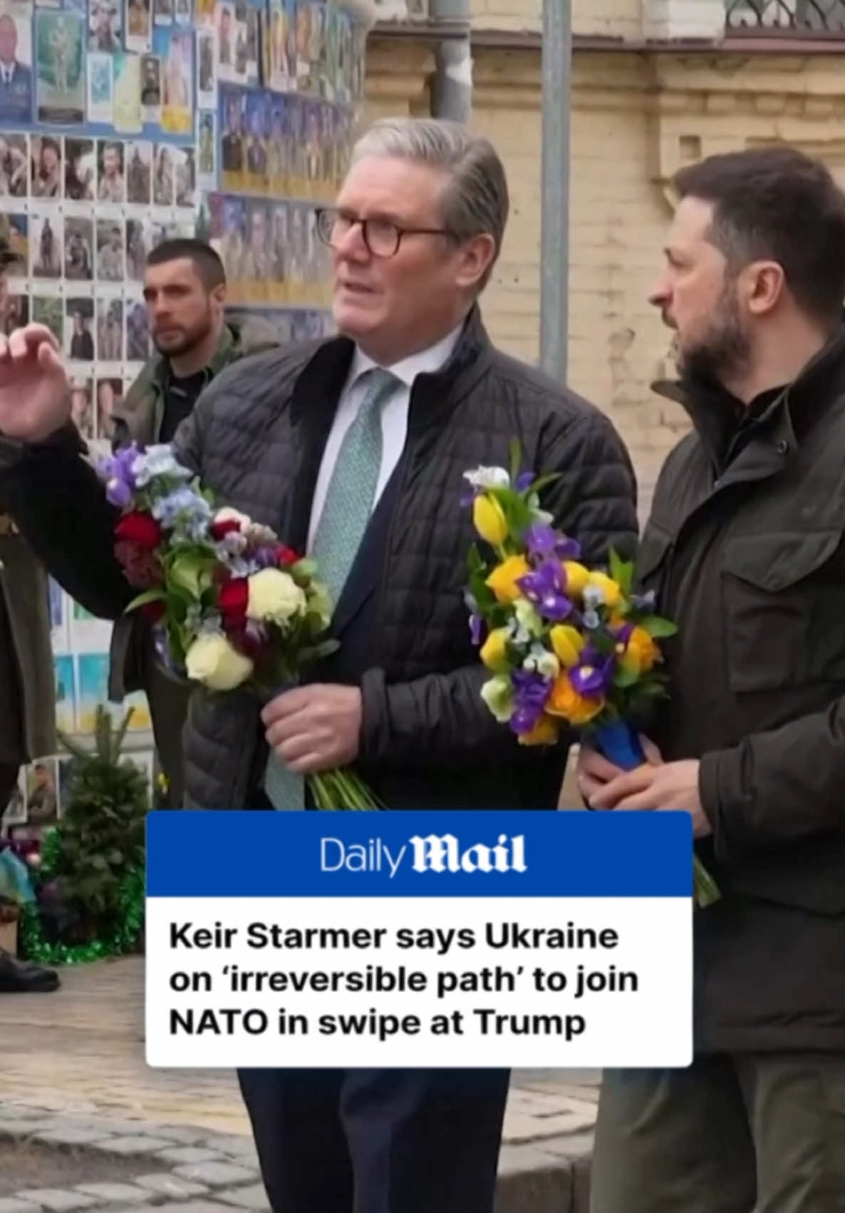 Keir Starmer has suggested that Ukraine is on an ‘irreversible path’ towards joining NATO, as peace negotiations with Russia approach.  It goes against comments made by President Trump’s administration earlier this week, who suggested that NATO membership would not be possible for Ukraine as part of a negotiated peace deal.  Starmer was also “unequivocal that there could be no talks about Ukraine, without Ukraine”, a readout of the call between the PM and Volodymyr Zelensky said. #keirstarmer #ukraine #nato #russia #vladimirputin #donaldtrump #volodymyrzelensky 
