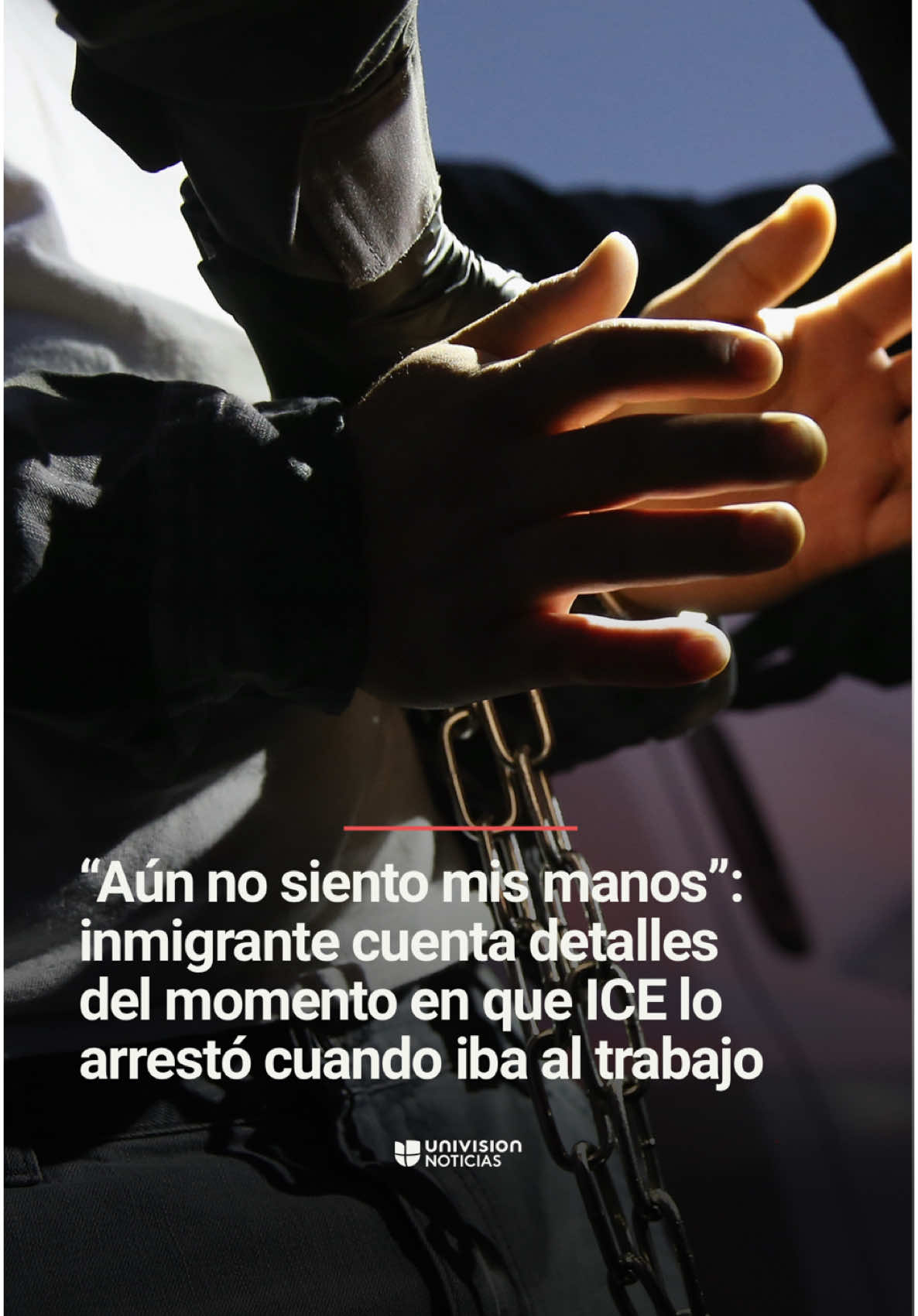 📌 Un inmigrante mexicano cuenta detalles del momento en que ICE lo arrestó cuando iba al trabajo en Aurora, Colorado. Víctor, quien lleva más de 30 años en EEUU, fue detenido por ICE en medio de los operativos de los agentes de Inmigración. Este hombre asegura que los agentes le amarraron fuertemente las manos y lo encadenaron por el estómago. Además, relata que lo requisaron y le preguntaron si llevaba drogas. Este hispano recobró su libertad tras pagar una fianza. Informa Rosy Zugasti. 📺 Más del Noticiero Univision a las 6:30pm/5:30C y Edición Nocturna a las 11:30pm/10:30C. #ICE #inmigrantes #Colorado #Trump #DonaldTrump #deportaciones #indocumentados #Uninoticias #UnivisionNoticias 