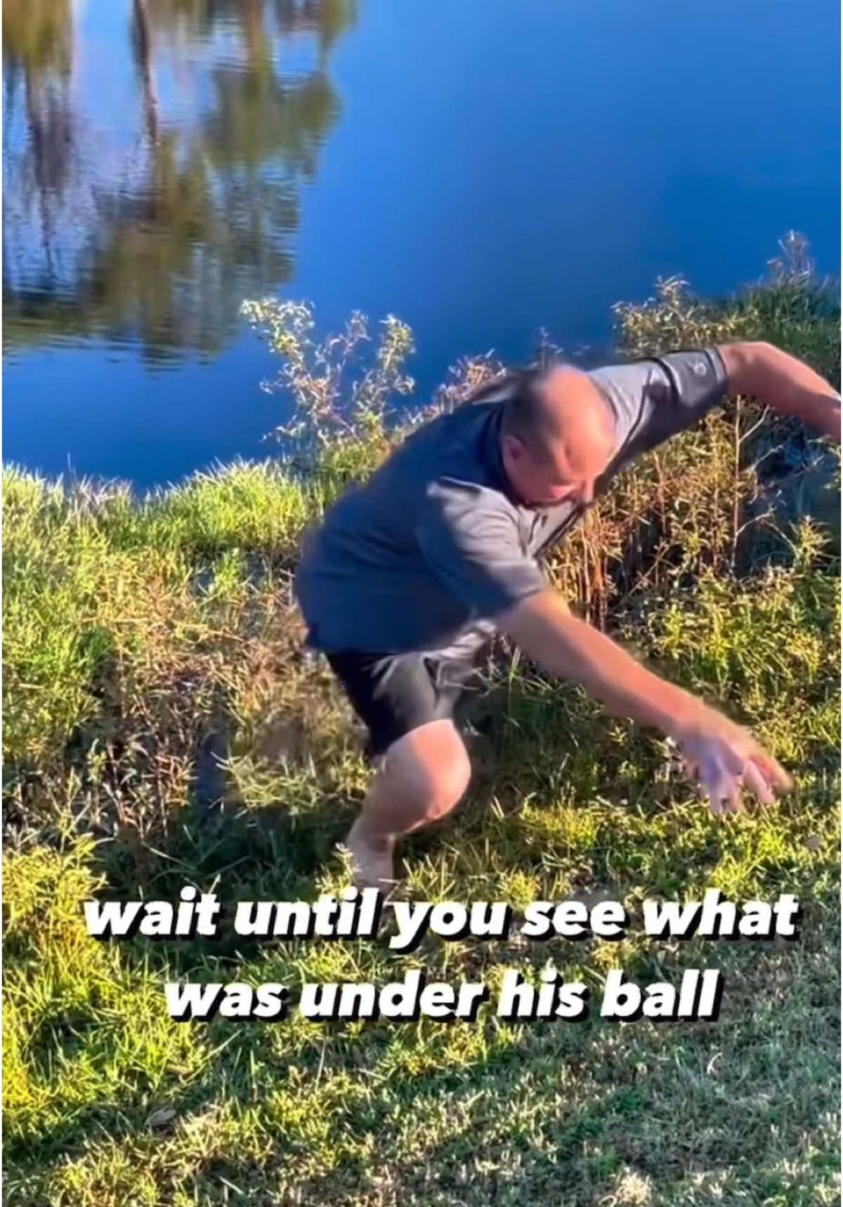 Watch out for alligators 😱 #golf #golftiktok #PGATOUR #fyp #alligator 