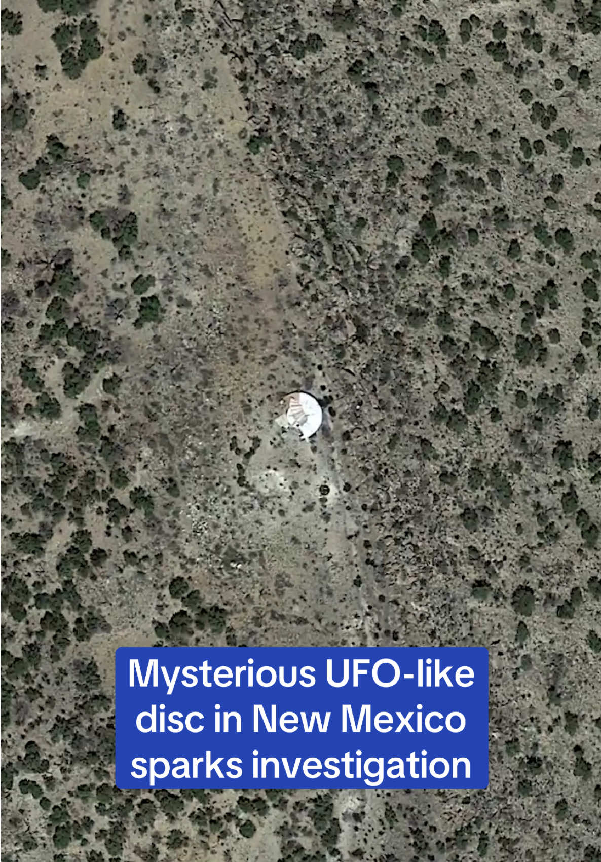 A mysterious structure in a mountainous region of New Mexico has taken the internet by storm, sparking an investigation to uncover the truth. Google Maps users spotted a large, white disc poking out from the ground at an elevation of 7,400 feet. Its coordinates are 34°24'21.6