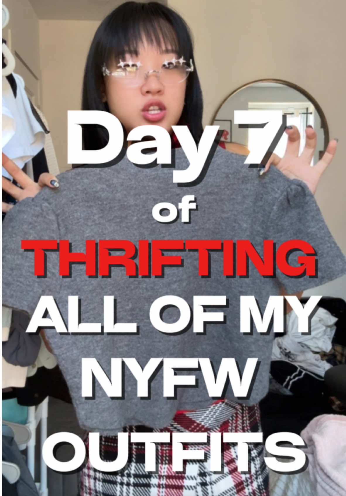 Day 7 of thrifting all of my NYFW outfits, this one goes out to all of my single girlies 💕 #valentinesoutfit #nyfw #OOTD #outfitideas #outfitinspo 