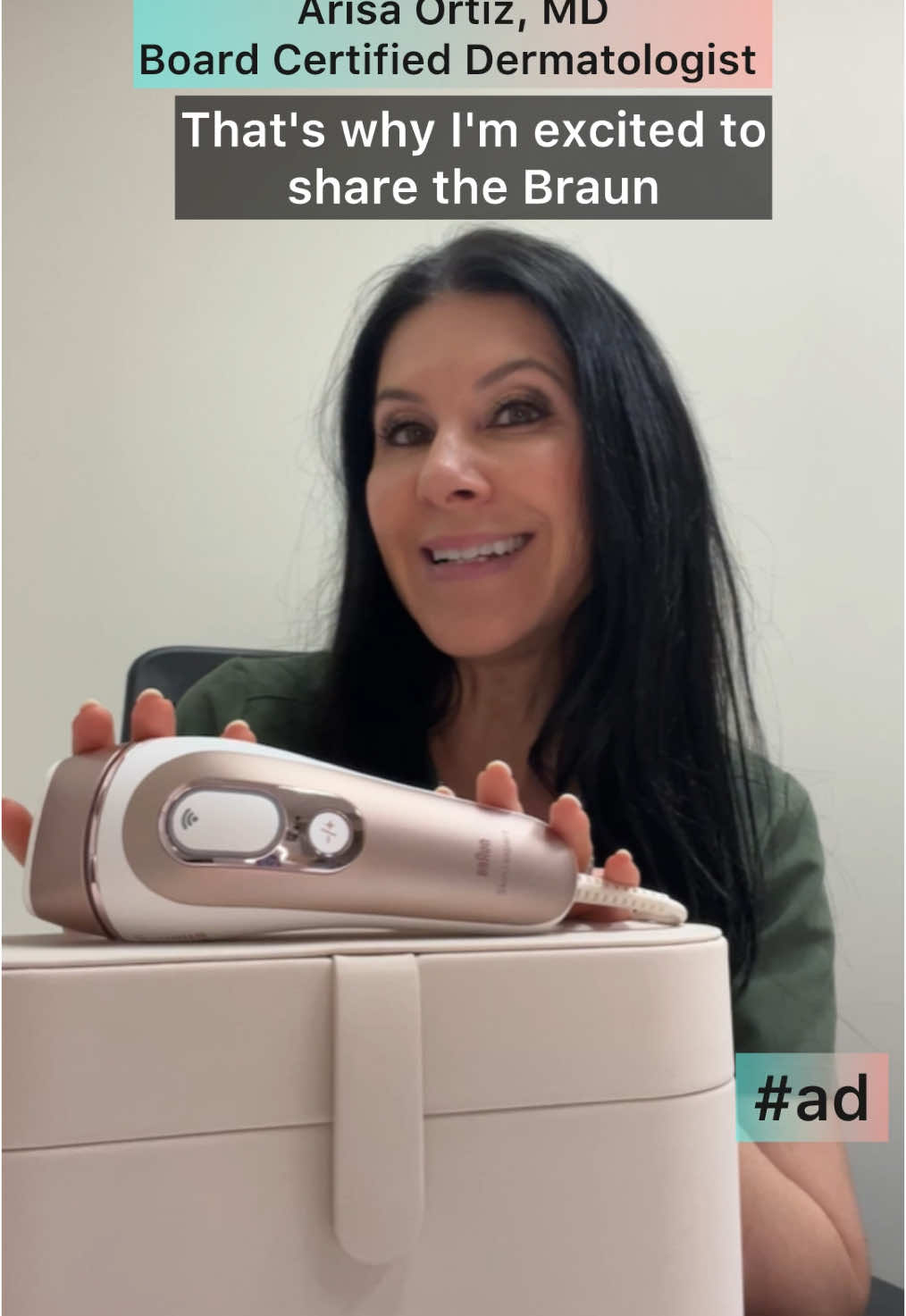 #Ad #BraunPartner As a board-certified dermatologist, I trust treatments backed by research and proven results. The Braun Skin i·EXPERT IPL is an advanced at-home solution that utilizes Intense Pulsed Light (IPL) technology to disrupt hair growth at its root, delivering up to 95% hair reduction in just 1 month.  Here’s what sets it apart:  ✔️ Fast, Effective Energy: Targets hair follicles with precision for visible results after just one session.  ✔️ Smart App Integration: Offers personalized guidance to optimize treatments and ensure long-term success.  ✔️ Time-Efficient: I’ve personally been impressed by the efficacy and ease of use. Achieve full-body treatments in as little as 10 minutes per week.  The Braun IPL has professional technology and clinically proved effectiveness, making it the fastest IPL option available. 💻 Learn more about the Braun Skin i·EXPERT IPL by visiting the link in my bio.  ✨ @BraunBeautyUS #BraunIPL #laserhairremoval#BraunSkinEXPERT #IPLTechnology #DermatologistRecommended 