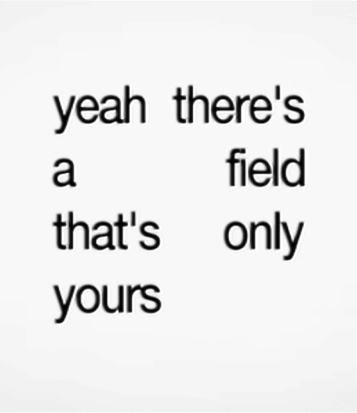 There’s a Field (That’s Only Yours) - Daniel Caesar, Rex Orange County #theres #a #field #theresafield #daniel #caesar #danielcaesar #rex #orange #county #rexorangecounty #yearning 