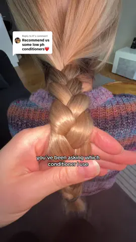 Replying to @Κ My hair transformation with Solve low pH conditioner 🎀 #hair #hairtransformation #hairconditioner #dryhair #frizzyhair #siliconefree #lowphconditioner #solveconditioner #damagedhair #blondhair 