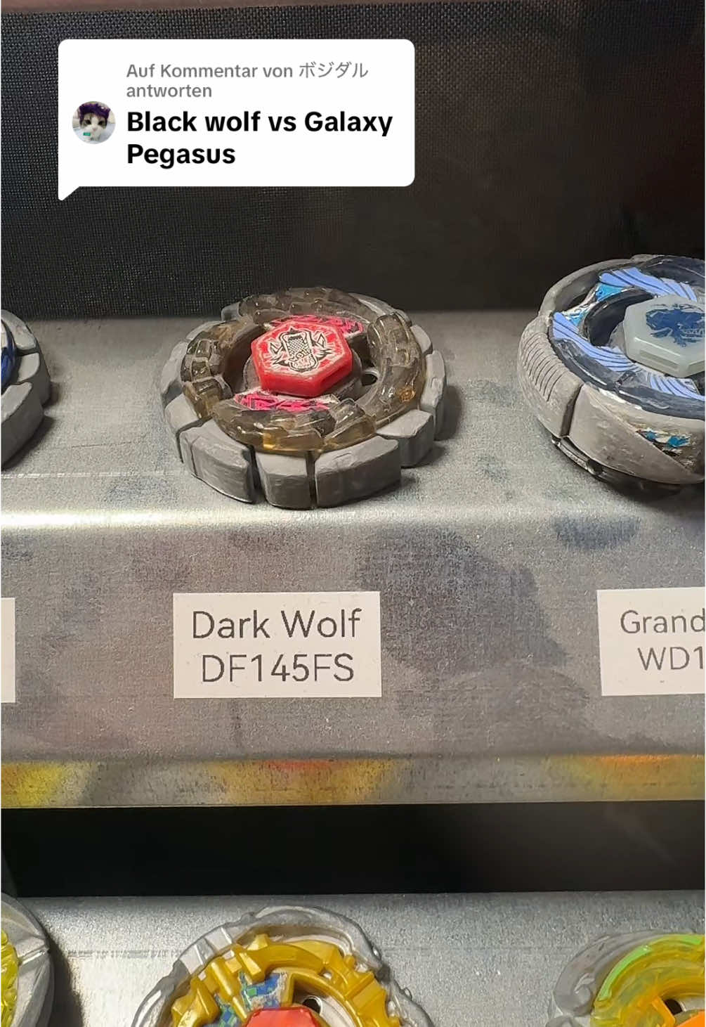 Antwort auf @ボジダル Dark Wolf vs. Galaxy Pegasus #beyblader2019 #fyp #foryou #fy #beyblade #beyblades #childhoodmemories #metalfusion #happyathome #letitrip #epic #altezeiten #kampfkreisel #galaxypegasus