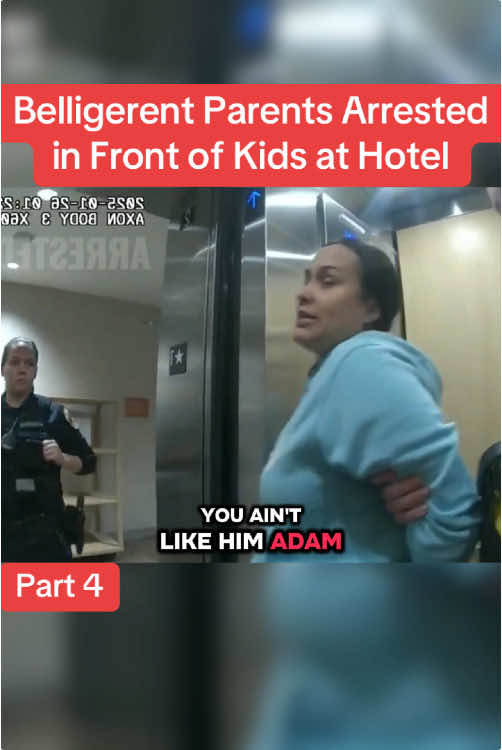 Belligerent Parents Arrested in Front of Kids at Hotel #cops #police #copsusa🚔🇺🇸 #policeofficer #foryou 