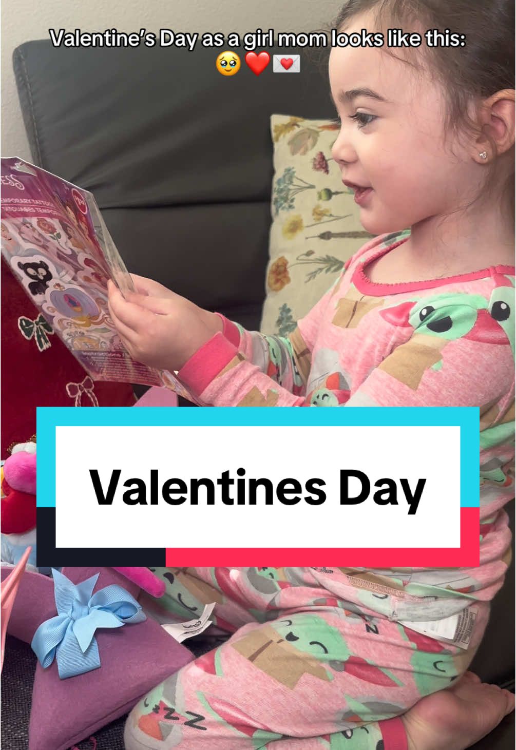 Hope this makes you smile 🥹 Happy Valentine’s Day everyone! #ValentinesDay #happyvalentinesday #toddler #toddlersoftiktok #reaction #mom #MomsofTikTok #girlmom #foryou 