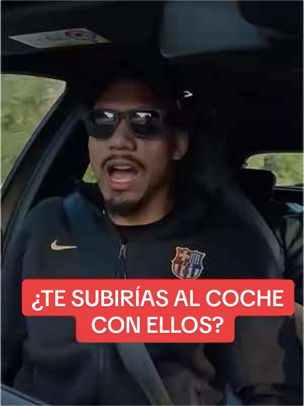 👀 ¿Te subirías al coche con ellos? #fcbarcelona #TikTokDeportes #tiktokacademie 