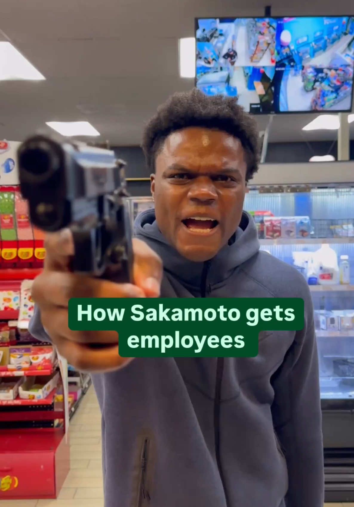 How Sakamoto gets employees 😀🥷 #sakamotodays #kingvader 