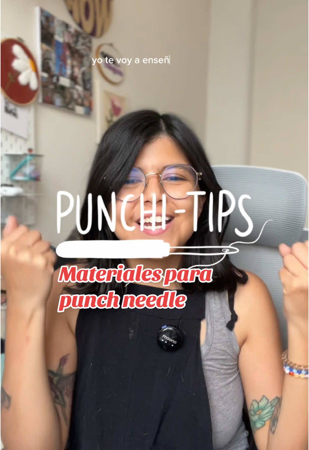 Esto necesitas para empezar a hacer punch needle. Solo plvidé mencionar la paciencia. 😅 #punchneedle #punchneedletiktok #punchneedleforbegginers #punchneedletips #agujamagica #aprendetiktok 