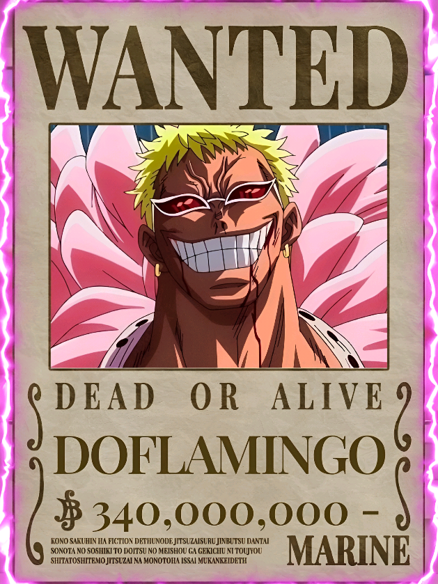 ore no na wa 🔥 #doflamingo #onepiece #onepieceedit #animeedit #fyp #xybca #4u #4upage #axeeonepiece 