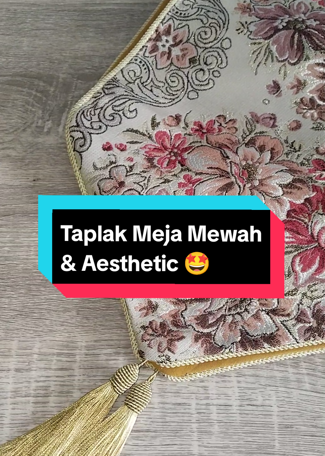 Taplak meja mewah #taplakmeja #tablerunner #tablerunnerbelgia 