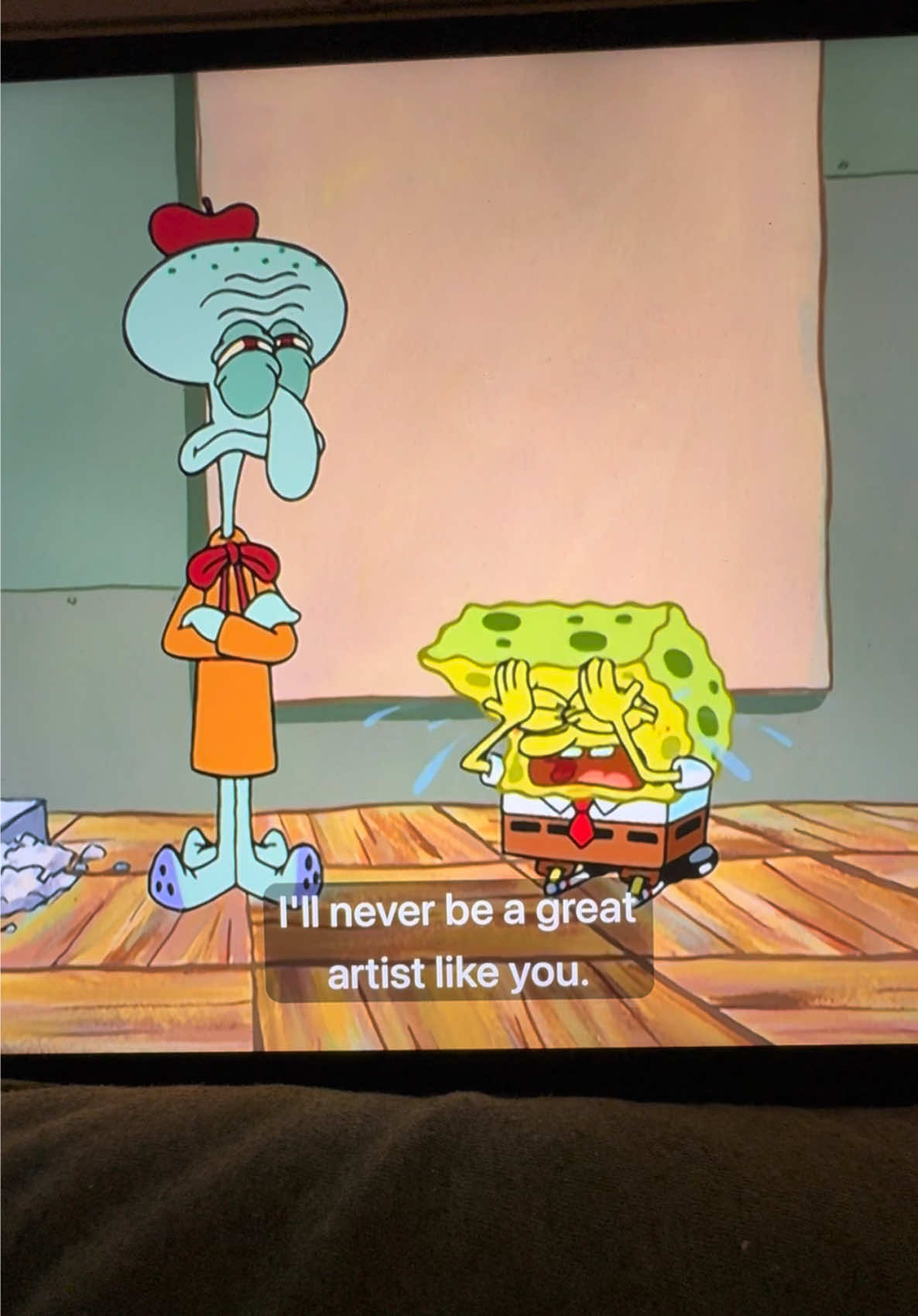 I DID DESERVE THAT😂😂 #spongebob #spongebobsquarepants #squidwardtentacles #foryou #fyp #spongebobscene 