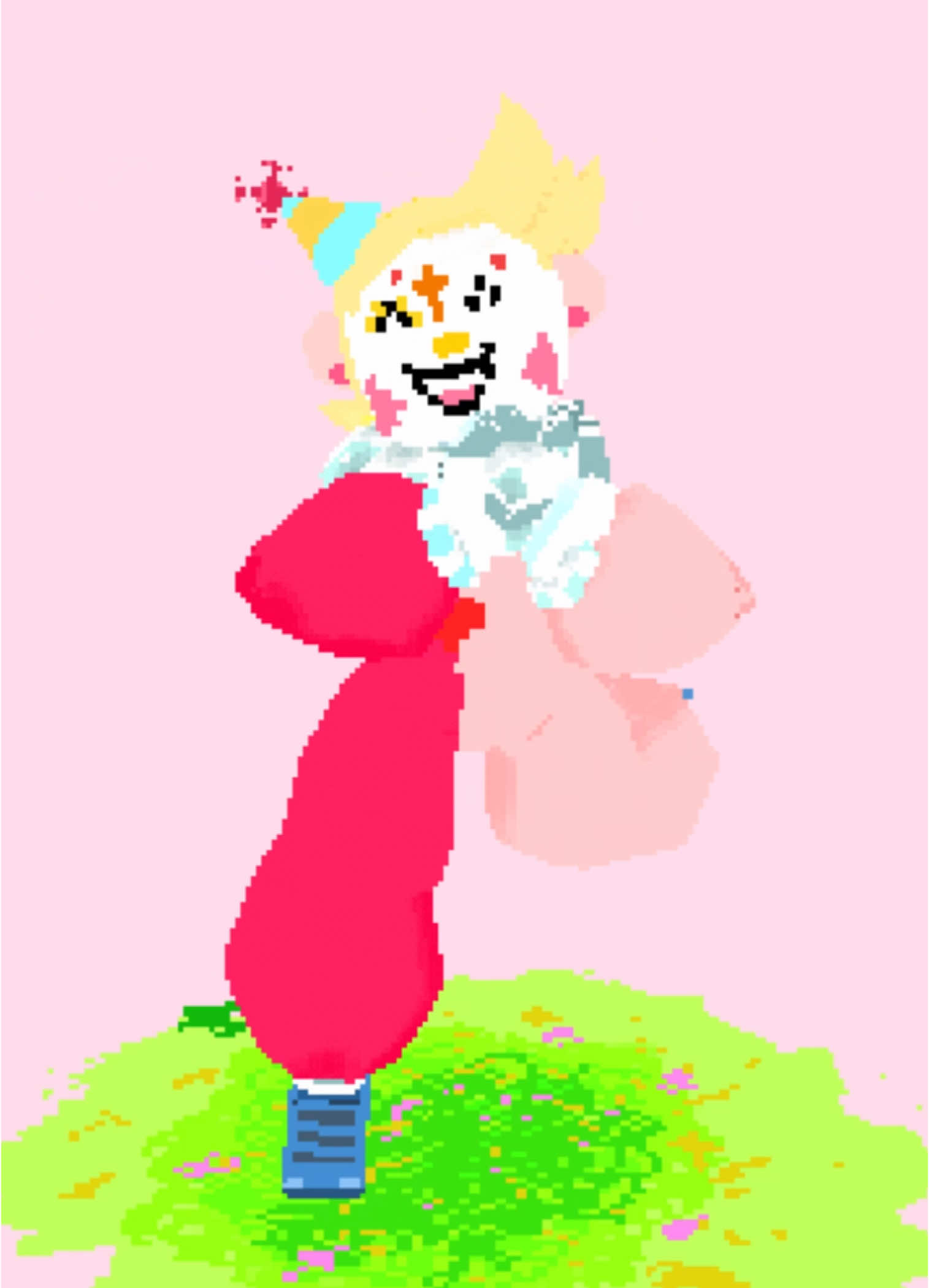 Can you put ketchup on my hotdogs forever?🩷🩷🩷 Happy Valentines Day! #cute #3d #lowpoly #lowpolyart #blockbench #clowncore #anime #kawaii #OC #ValentinesDay #Love#pink 
