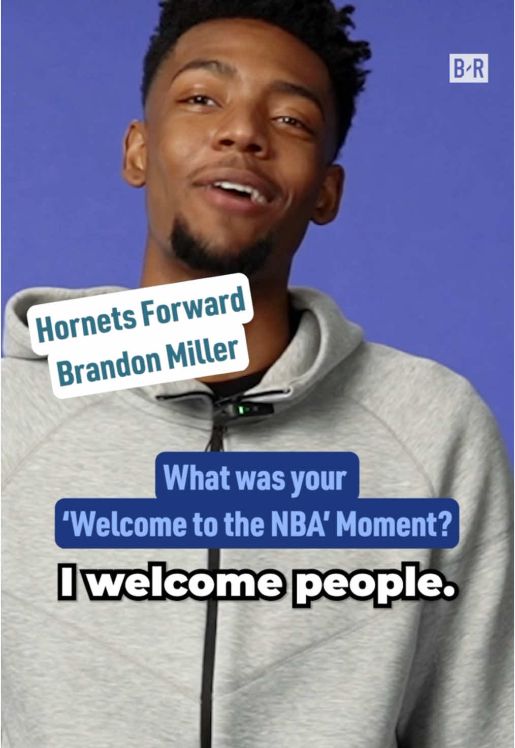 Brandon Miller WELCOMES people to the league 💪🤣 #nbabasketball #NBA #basketball #nbaallstar 