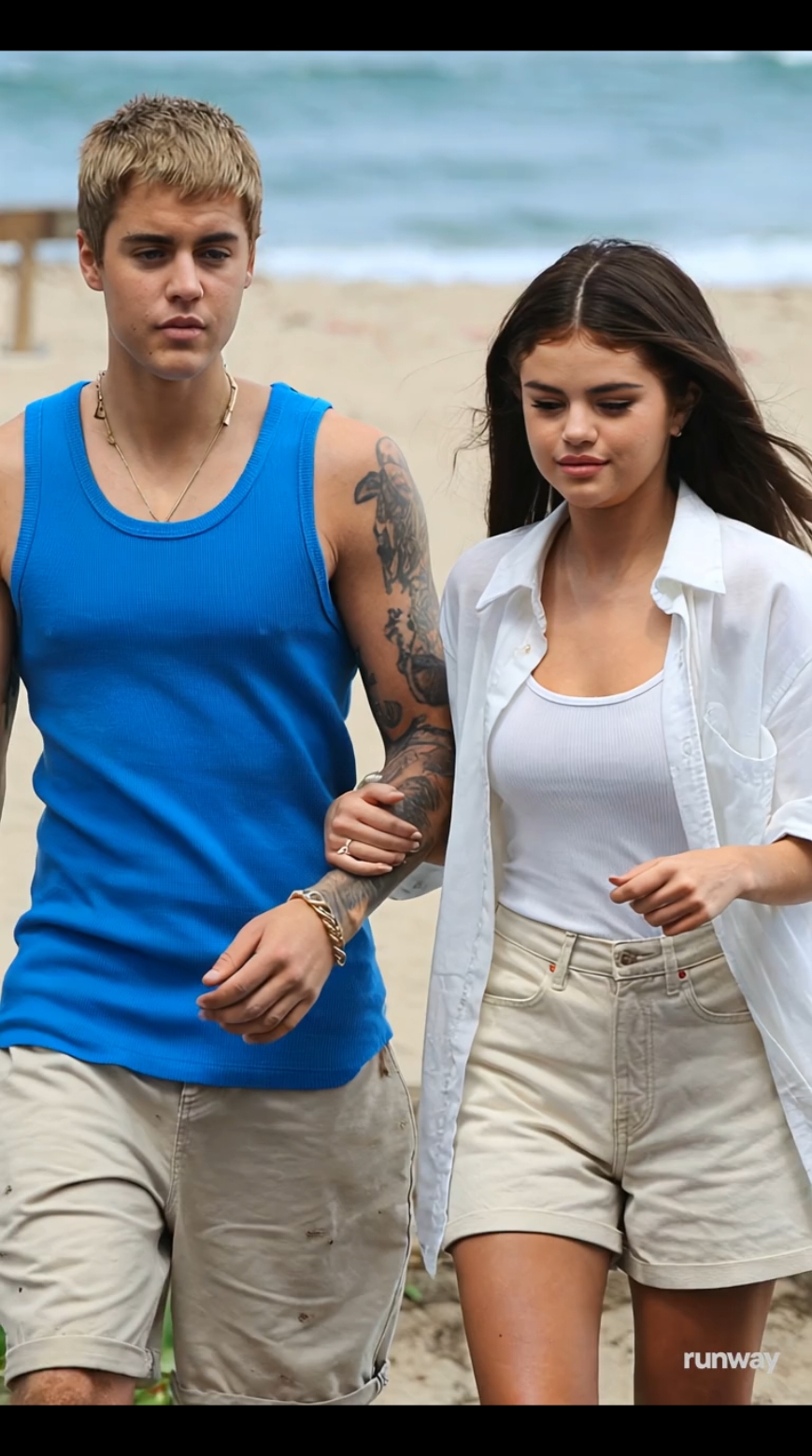 Justin Bieber and Selena Gomez 🥰 (AI)  . . . . #selenagomez #justinbieber #fyp #foryou 