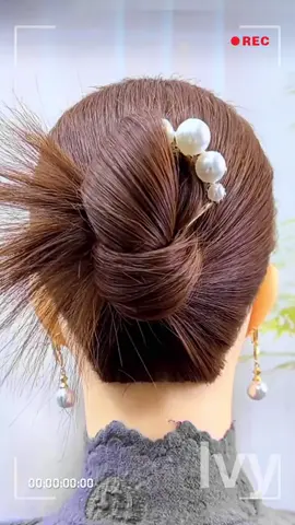 Elegant & Easy Updo Tutorial | Perfect for Any Occasion! #updo #hairstyle #hairtutorial 