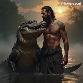 Human Crocodile Hybrid #ai #transformation #hybrid #fyp #trending 