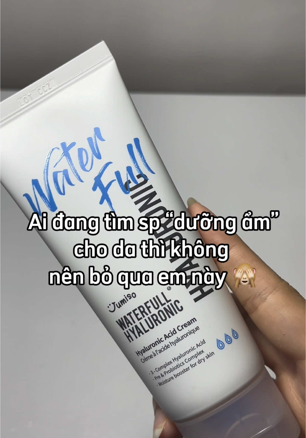 Dưỡng ẩm không thể thiếu của tui #fyp #foryou #jumiso #skincare #duongam 