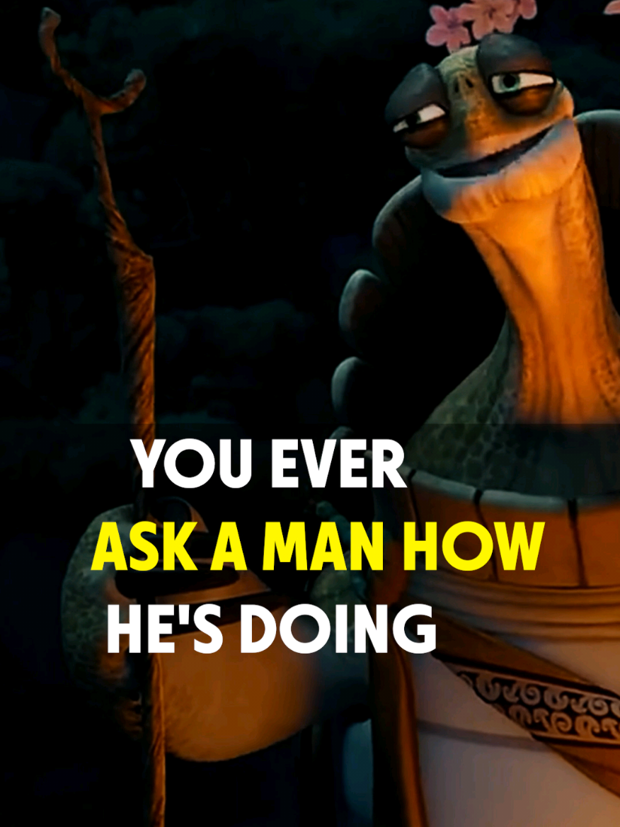 Master Oogway That man is battling .. . . #oogway #oogwaymotivation #oogwayadvice #oogwaymindset #oogwayquotes #motivation #inspiration #Love #Relationship 