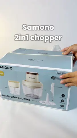 Samono 2in1 chopper, jadi sekali co dapat 2 tabung. Besar 2,2 liter dan kecil 300 ml #cuantanpabatas #jagoanvideotrending #ramadanekstraseru #samono #choppersamono 