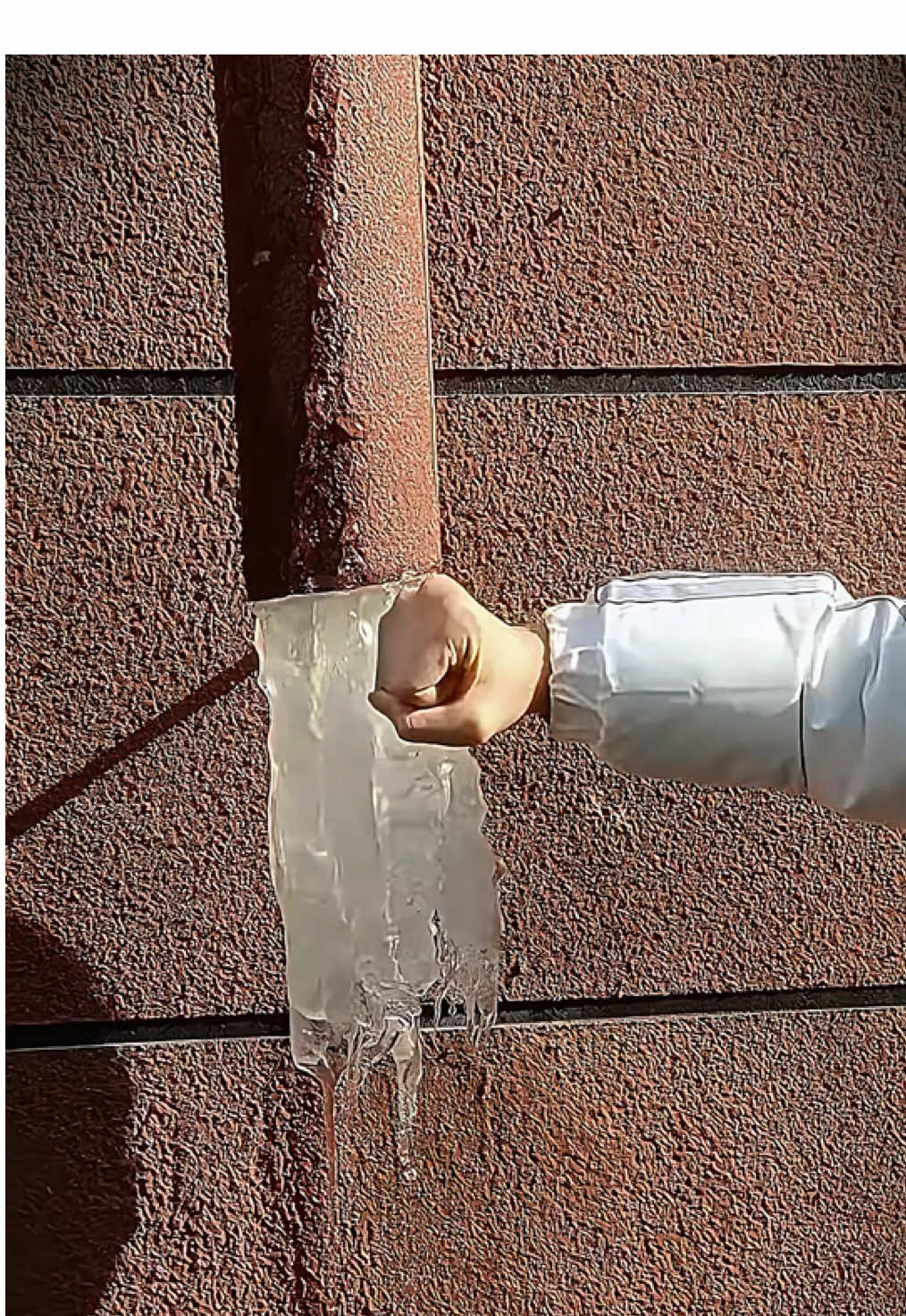 Frozen Pipeline!#asmr #satisfying #oddlysatisfying #relaxing #fypシ #
