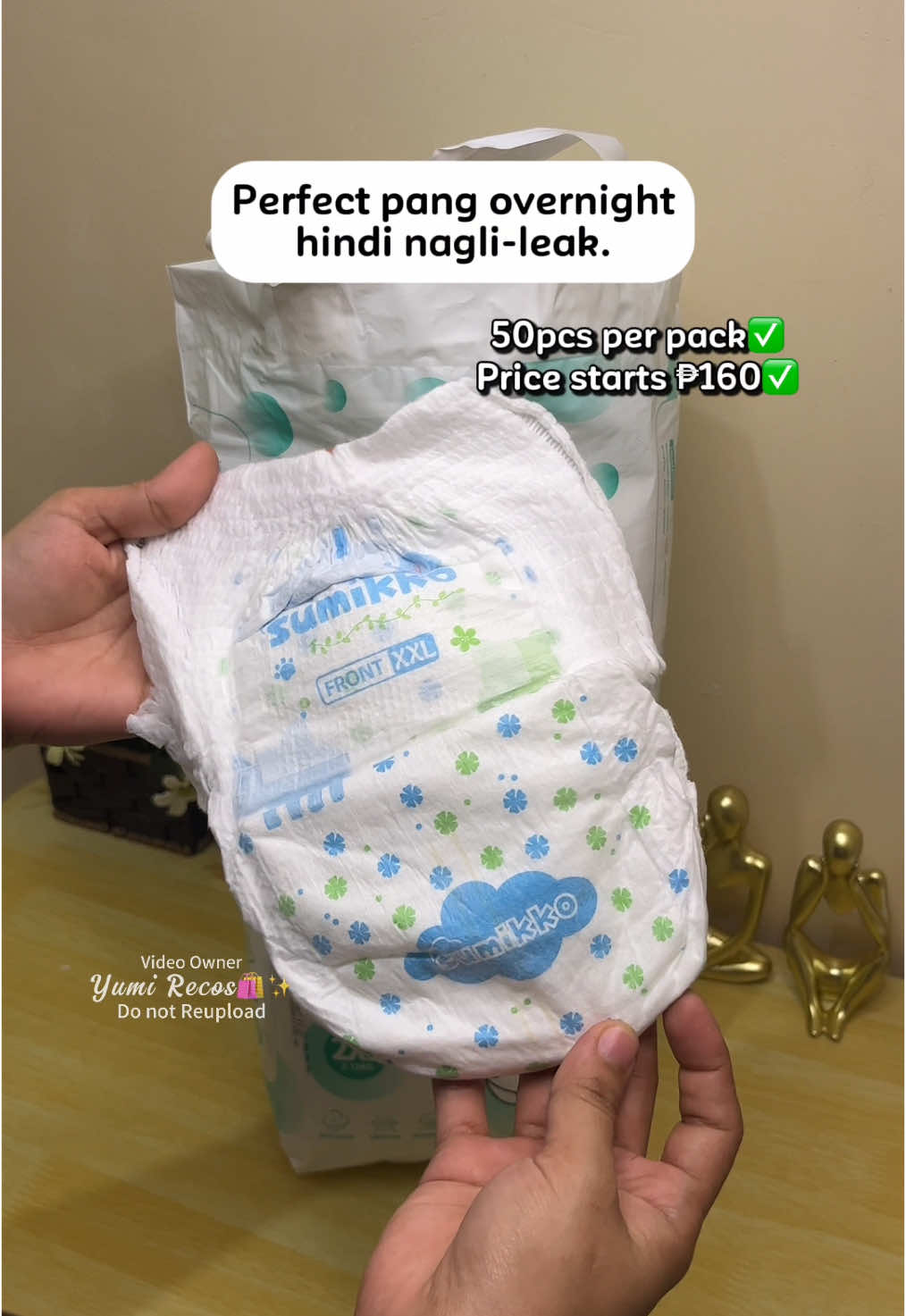 Mura pero quality na diaper🤩 #sumikkodiaper #50pcsdiaper #affordablediaper #murangdiaper #koreandiaper 