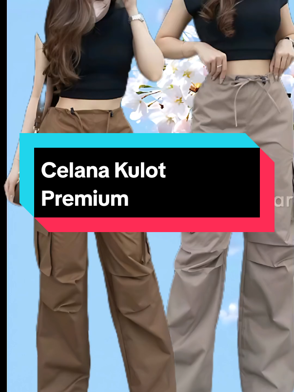 XARA - New (BARU) Jessie Cargo Pants Premium Celana Cargo Serut Wanita | Baggy Cargo Pants Oversize #powershop #celanakulotwanita #celanakulotpremium 