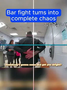 bar fight tums into complete chaos #viral #foryou #fyp #policeofficer #police #copsoftiktok #cops #Vlog 