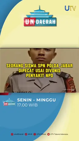 Seorang siswa Sekolah Polisi Negara, resmi dipecat setelah dinyatakan tidak memenuhi syarat disiplin. Keputusan ini diambil sebagai bentuk ketegasan institusi kepolisian, dalam menegakkan kedisiplinan dan standar integritas bagi calon anggota Polri. Saksikan selengkapnya di program UN Daerah pukul 17.00 WIB hanya di UTV Yess!!  #utv #undaerah #berita #spn #npd #mental #viral 