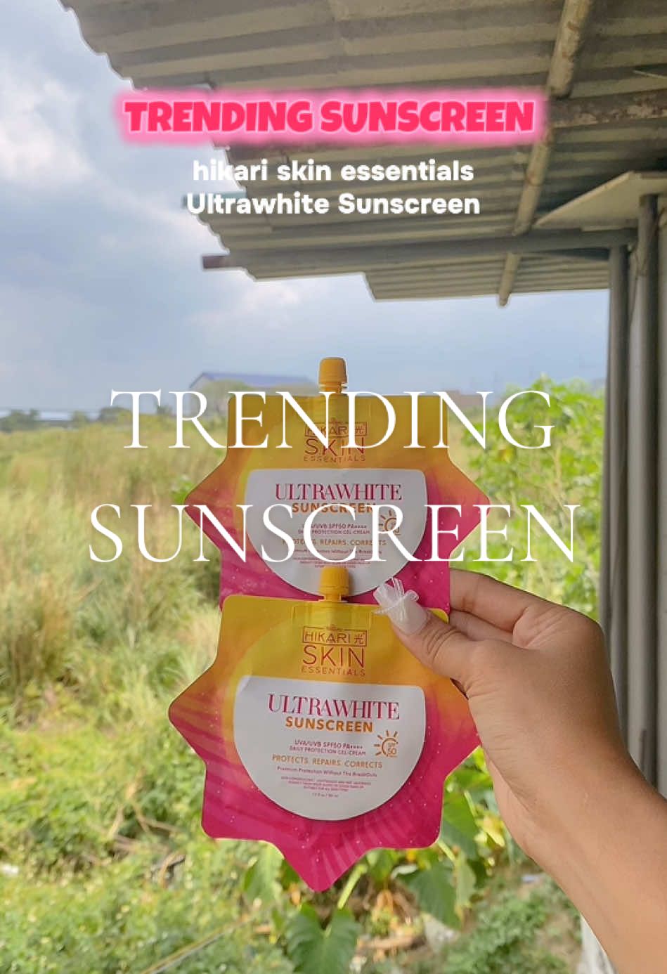 Trending Sunscreen Hikari Skin Sunscreen ✨🤍 #sunscreen #sunscreenviral #hikariskinessentials #hikariskinsunscreen #hikarisunscreen 