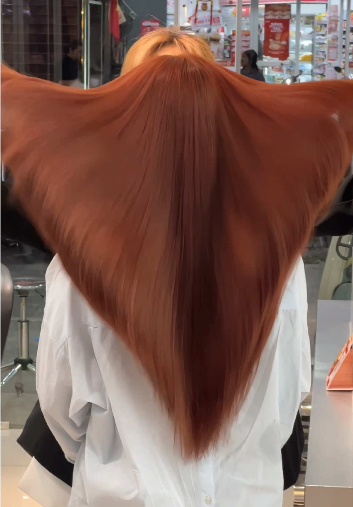 Bật mí một gam màu không tẩy cực cháy,đây chứ đâu nữa #maucam #naucam #naucamdat #tmmouhairsalon #mouhairsalon #mautocxinh #mautocdep #mautochottrend #trending #2025 #orange #fyp #viral #foryou 