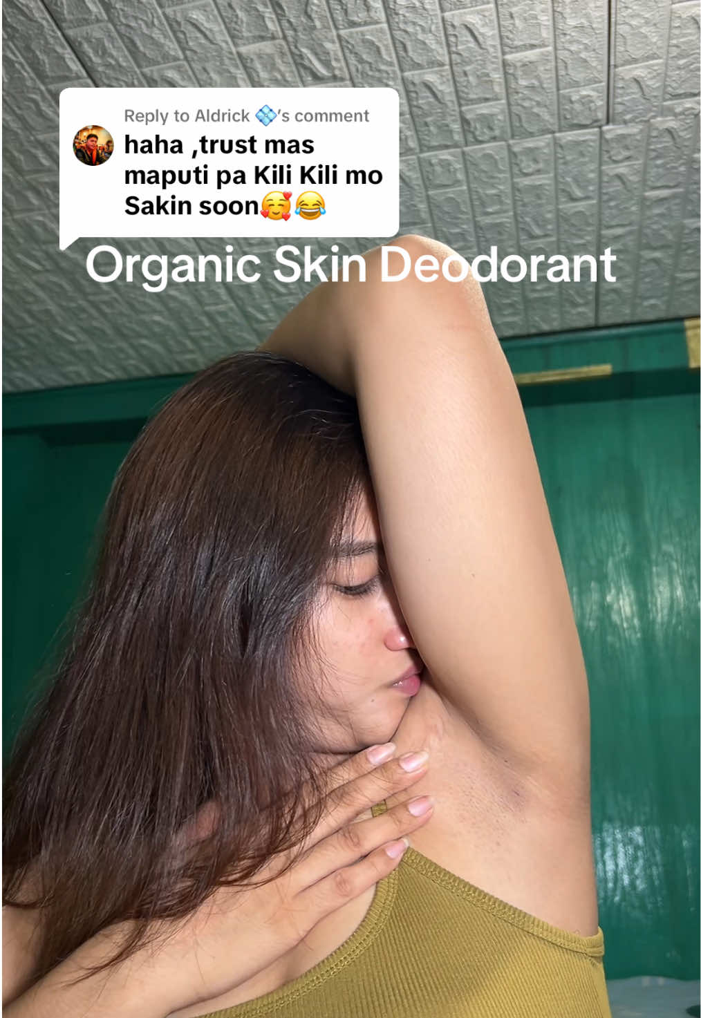 Replying to @Aldrick 💠 abangan ko to kuya! 😅 sana nga pumiti din kili kili ko sa organics skin deodorant na to #organicskindeodorant #organicskin #organicskindeodorantwhitening #organicskinantiperspirantdeodorant #deodorant 