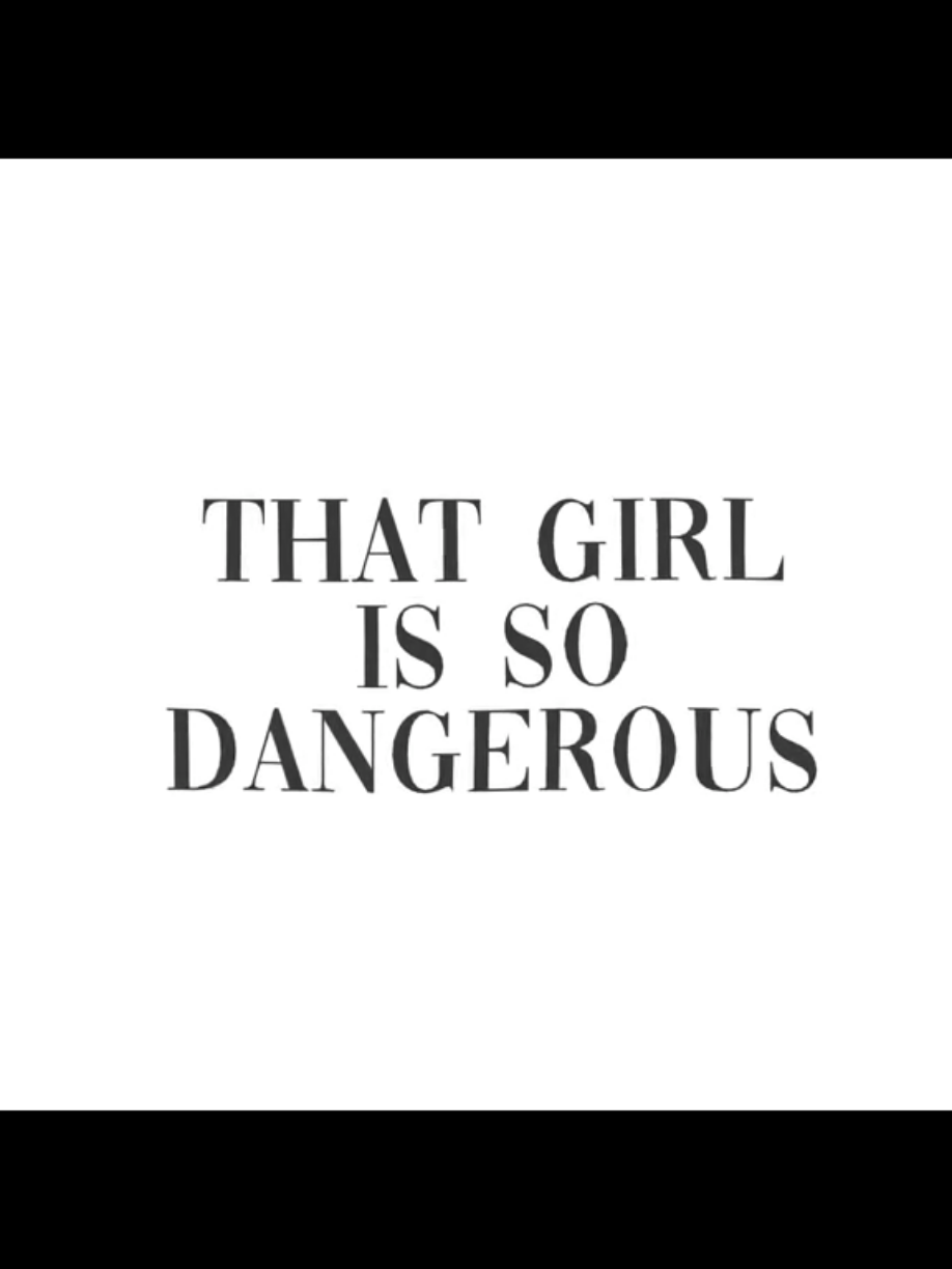 That girl is so dangerous >> #princelyricssss #lyrics #fyp 