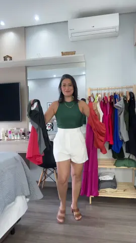 Regata de suplex por apenas 19,99😱monte vários looks  As outras peças do vídeo também estão na minha coleção da Shopee 😍 Digite look e te mando amiga! Com frete grátis  #look #moda #regata #shopee 