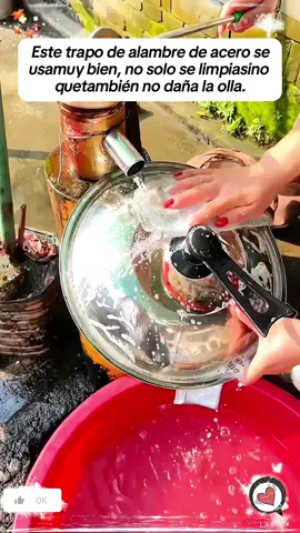 Este paño de lavavajillas de alambre de acero es potente para limpiar la suciedad. Tiene alambres plateados más densos, es resistente al desgaste y duradero, no es fácil de caerse. Puede limpiar la suciedad sin dejar pelo flotante. Se puede usar tanto en húmedo como en seco. Es fácil de usar y GMV↓ fácil de limpiar. Es una buena ayuda para limpiar la cocina#shopping #tik  #TikTokShopLoveAtFirstFind #spotlightfinds  