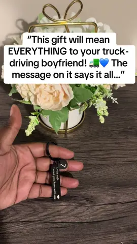 “The perfect gift for your boyfriend! 🚛💙 This ‘Drive Safe, I Need You Here With Me’ keychain is a small but meaningful reminder of how much you care. A daily reminder for him to stay safe on the road! 🛣️✨ #GiftForHim #TruckDriverGift #DriveSafe #MeaningfulGifts” #tiktokshopfinds 