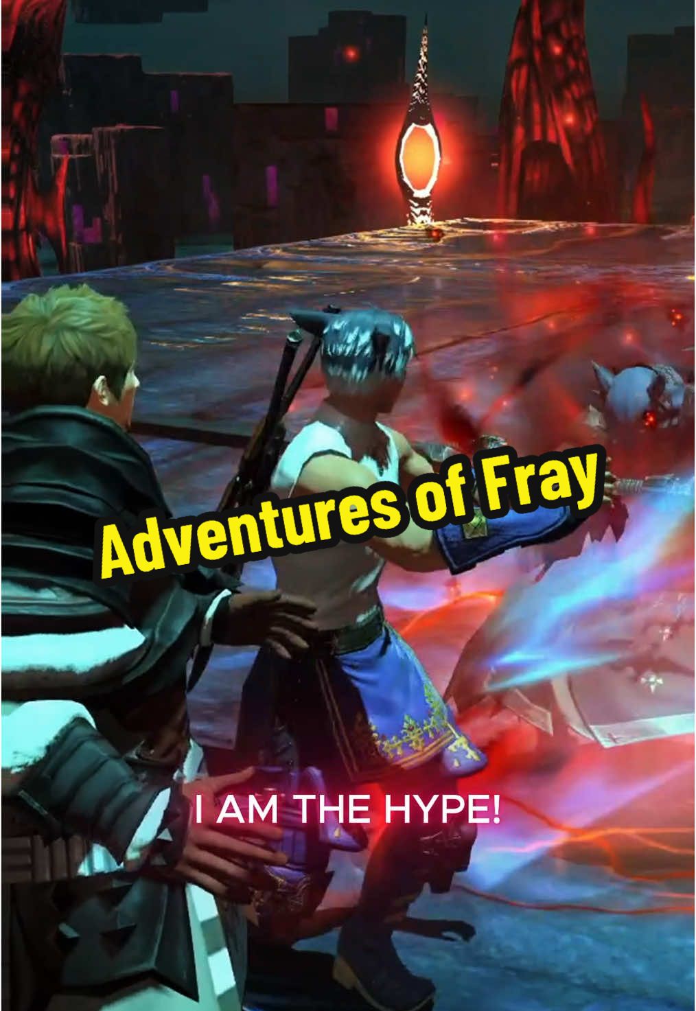 Sometimes, taking Fray anywhere can be a...challenge. #ffxiv #ffxivtiktok #ffxivcommunity #ffxivonline #ffxivtiktokers #fyp #wol #fray #ardbert #meteor #dio #azem #tfs #tfsa #dbz #dbzabridged #brainrot #cooked 