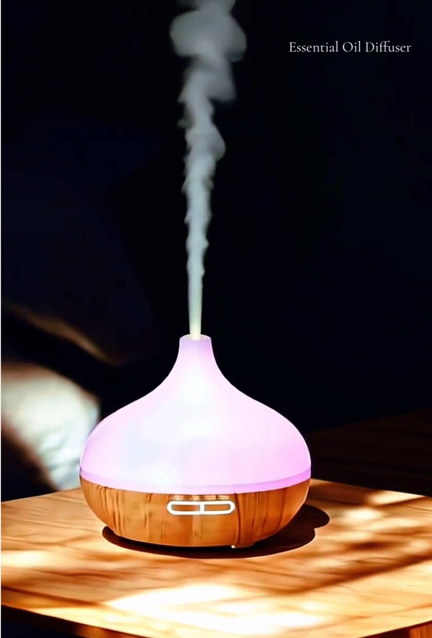 500ML Essential Oil Diffuser, Ultrasonic Aromatherapy Diffuser Mist Humidifier with 14 Color Lights, Auto Shut-Off for Office Home Bedroom Living #oildiffuser #diffuser #homedecor #scentdiffuser #tiktokshopuk #affiliates #essentialoils #trendingproducts 