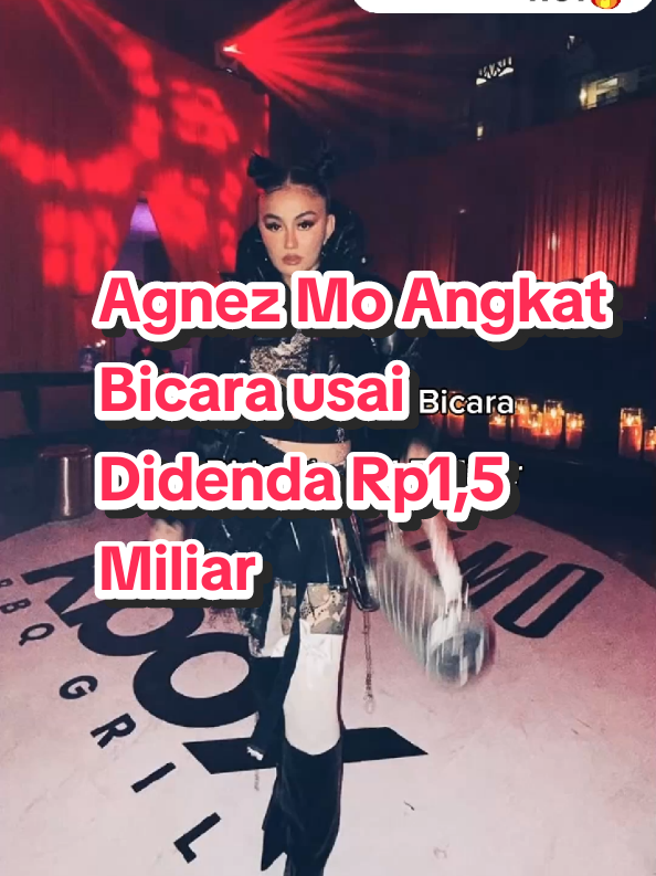 Agnez Mo Angkat Bicara usai Didenda Rp1,5 Miliar  Mau tau beritanya? Ikutin Yuk! Agnez Mo akhirnya angkat bicara setelah gugatan Ari Bias dikabulkan Pengadilan Niaga Jakarta Pusat terkait pelanggaran hak cipta lagu Bilang Saja. Agnez terbukti membawakan lagu itu tanpa izin di tiga lokasi berbeda dan dijatuhi denda Rp1,5 miliar. #agnezmo #aribias #hakcipta #penyanyi #mellygoeslaw #armandmaulana #royalti 